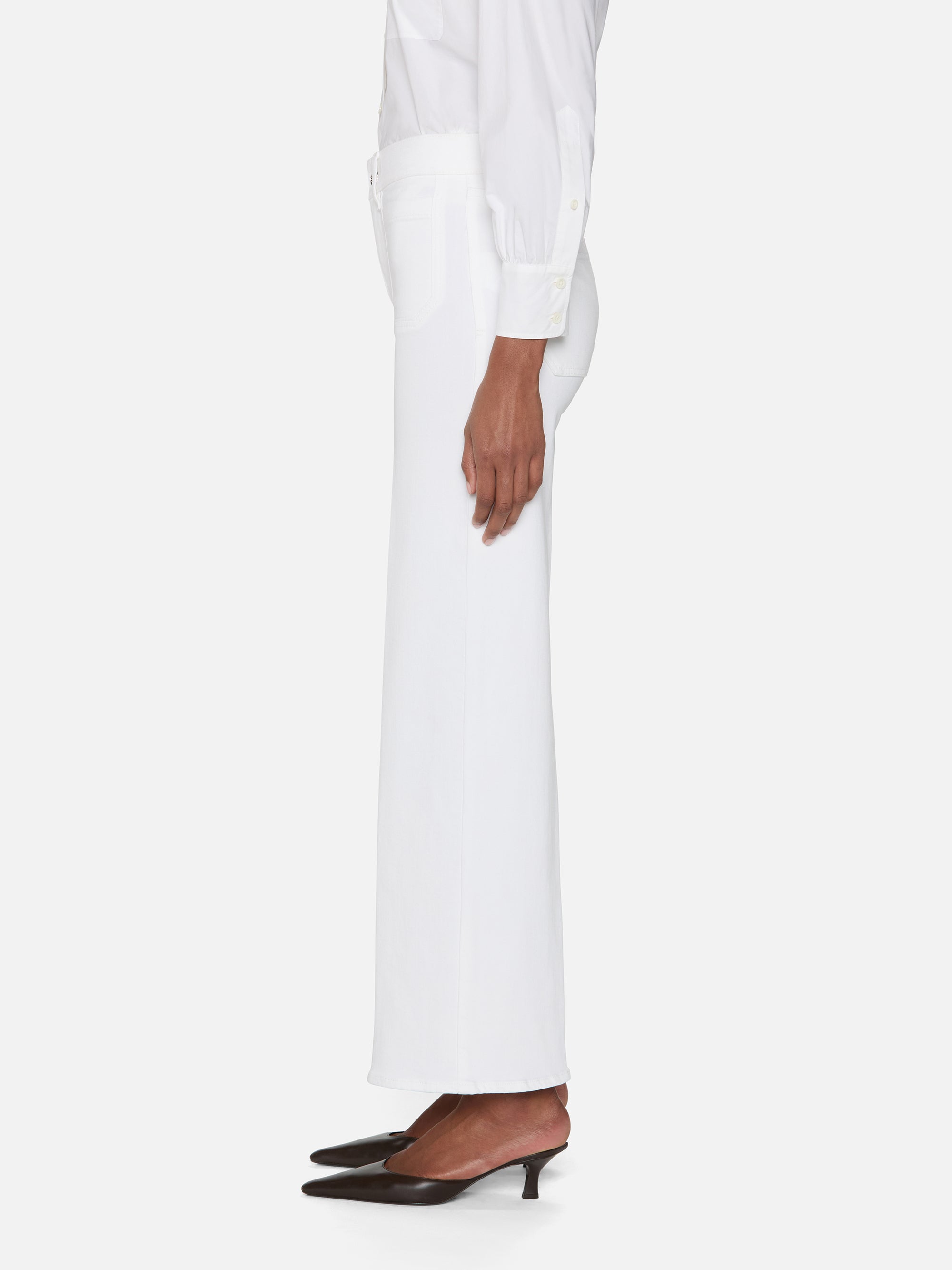 Le Slim Palazzo Modernist Pocket -- White